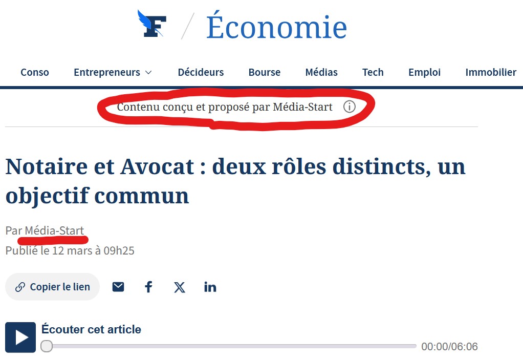 Le notariat finance une e-réputation&nbsp;fallacieuse